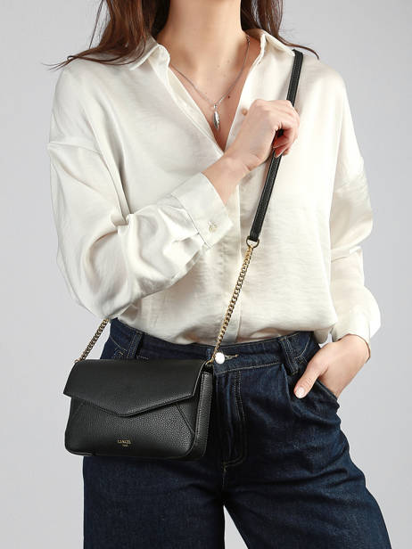 Sac Bandoulière Enveloppe Cuir Lancel Noir enveloppe A14024 vue secondaire 1