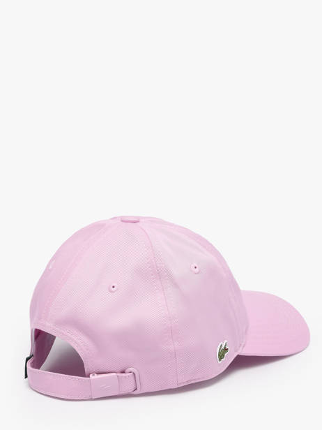Casquette Lacoste Rose accessoires RK044000 vue secondaire 2