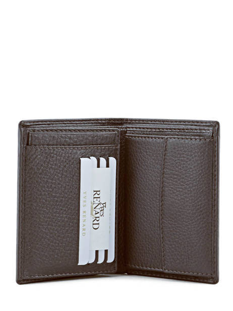 Portefeuille Foulonne Cuir Yves renard Marron foulonne 23419 vue secondaire 4