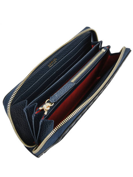 Portefeuille L Premier Flirt Cuir Lancel Bleu premier flirt A10111 vue secondaire 3