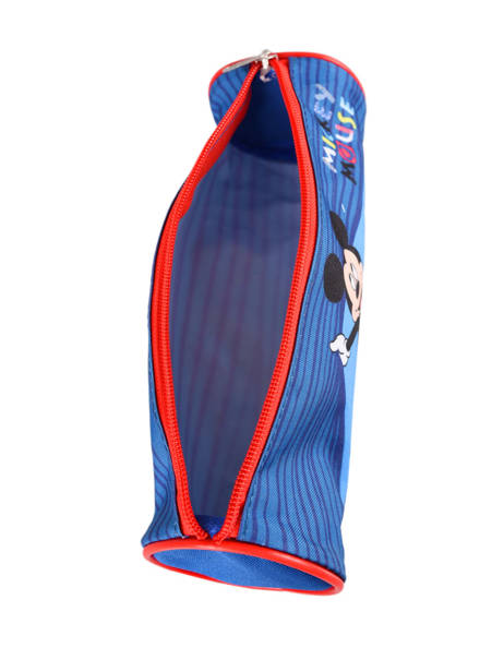 Trousse 1 Compartiment Stripe Mickey Bleu stripe MICNI01 vue secondaire 1