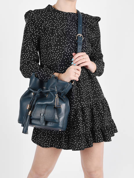 Sac Seau M Premier Flirt Cuir Lancel Bleu premier flirt A10110 vue secondaire 1