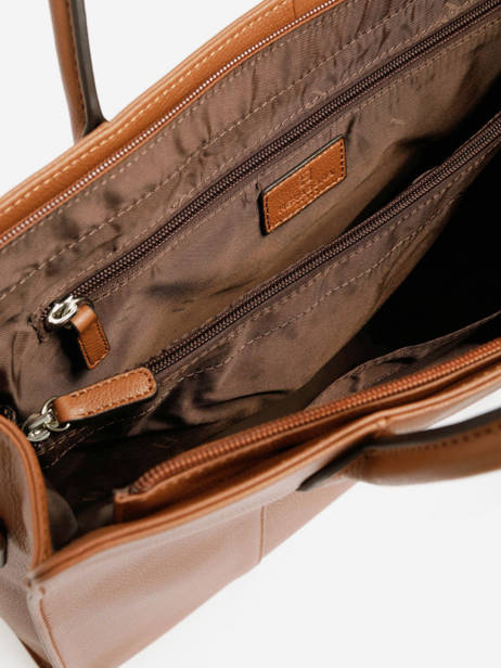 Serviette Confort Cuir Hexagona Marron confortbus 462698 vue secondaire 3