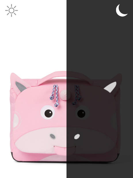 Cartable Affenzahn Rose schoolbag CAR2 vue secondaire 5