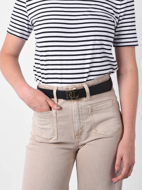 Ceinture Elmswood Lauren ralph lauren Noir elmswood 12912039 vue secondaire 1
